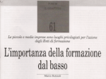 L’importanza della formazione dal basso