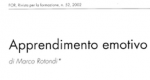 Apprendimento emotivo