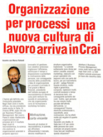 Organizzazione per processi una nuova cultura  di lavoro arriva in Crai