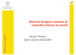 Il Budget come occasione di trasferimento delle responsabilità sui risultati