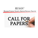 I PROFESSIONISTI E IL SSN: PROVE DI DIVORZIO?: call for papers RUSAN 2024